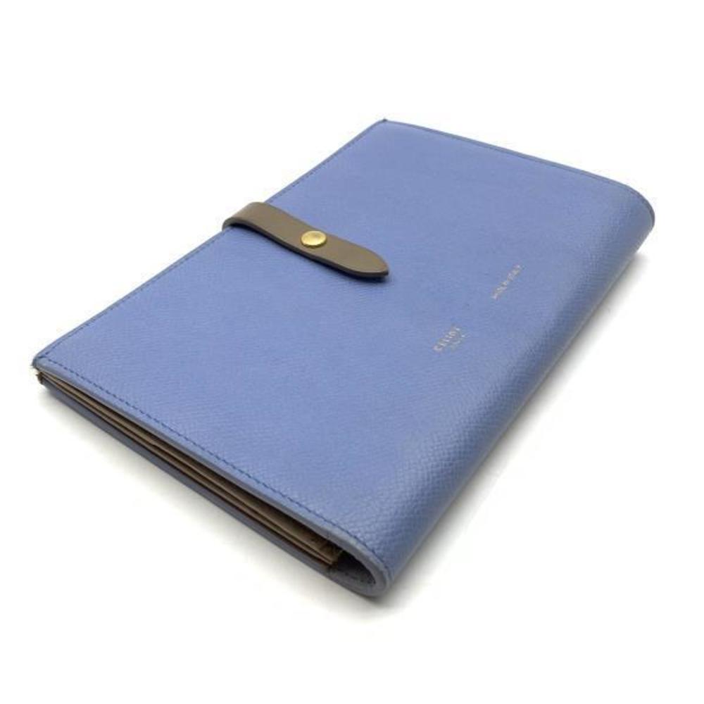 Celine Strap Leather Multi-Function Bifold Long W… - image 4